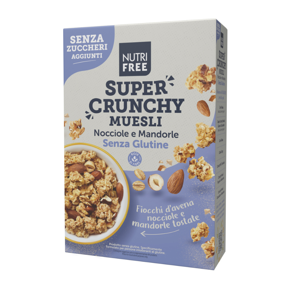Muesli Croustillant aux Noisettes et Amandes Sans Gluten - 300g